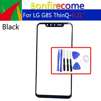 Csere LG G8S Dolognál érintőképernyő Első Üveg Panel Külső Lencse