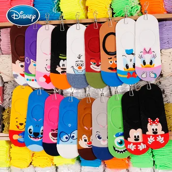 Disney Mickey Donald Kacsa sekély szája felnőtt zokni női zokni különböző aranyos rajzfilm minta hajó zokni