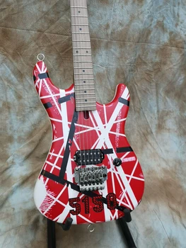 Eddie Van Halen TRIBUTE,Elektromos Gitár 5150 Csíkos, Ereklye